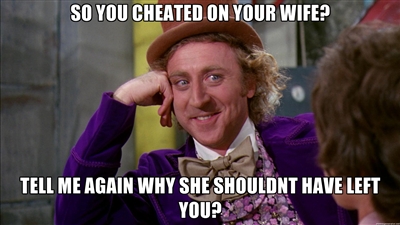 Cheating Meme and Quote