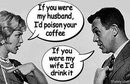 Argument Couple Poison Coffee