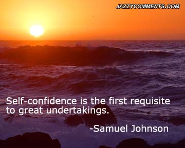 Samuel Johnson Confidence Quote
