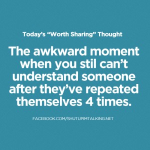 Quotes on Awkward Moments and Misunderstanding
