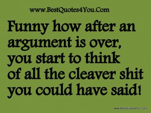 argument quote funny