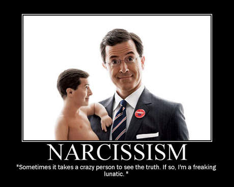 stephen colbert narcissism