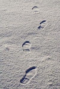 Footsteps in the Snow