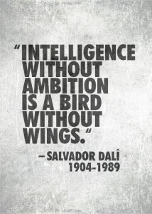 Salvador dali ambition quote