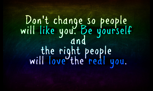 be the real you quote