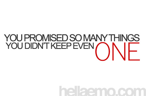 Broken Promises Quote