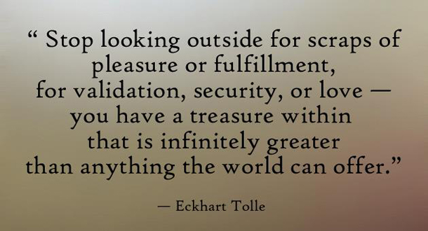 best eckhart tolle quote