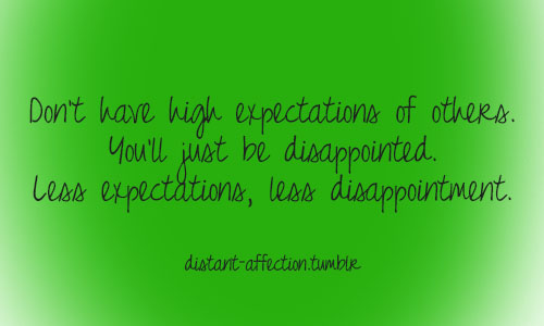 expectations