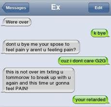 Pain Breakup Text