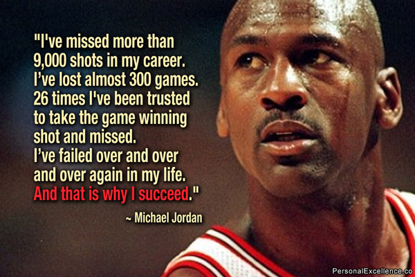michael jordan quote on failure
