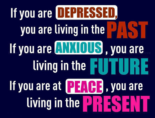 Depressed Anxious Peace Quotes Living in Present