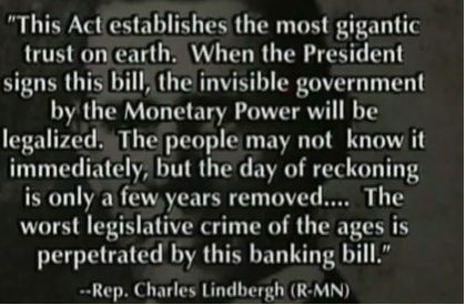 linderberg quote on federal reserve