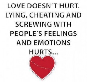 Love Doesn't Hurt Quote
