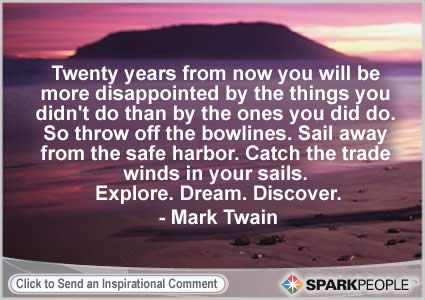 mark twain quote on regret