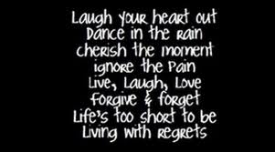 die without regrets quote