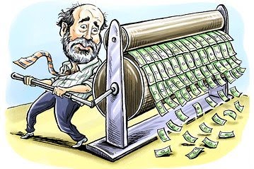 bernaki and federal reserve printing money