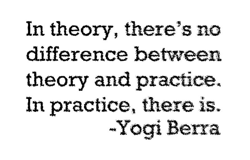 Yogi Berra Quote on Practice