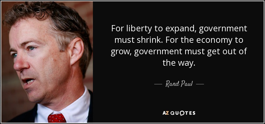 rand paul shrink government