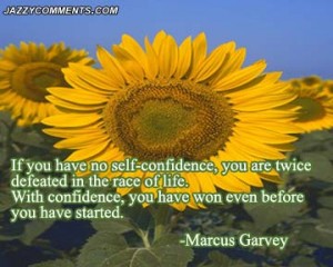 Confidence Quote Marcus Garvey