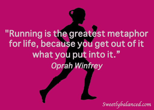 Oprah Winfrey Quote on Running