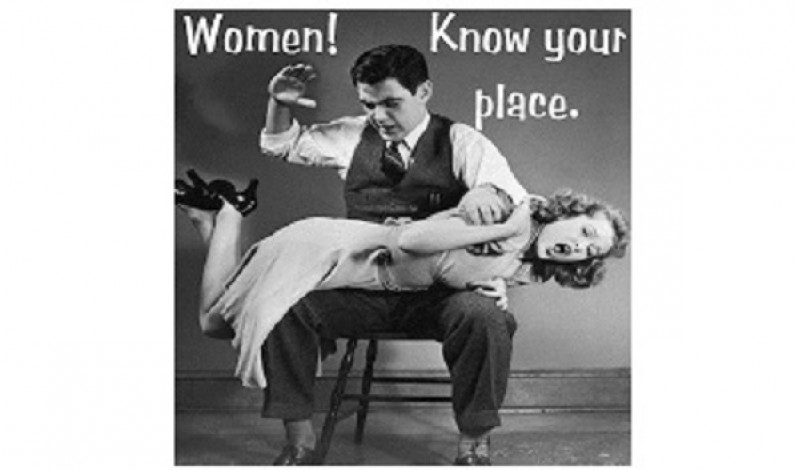 women need to know their place