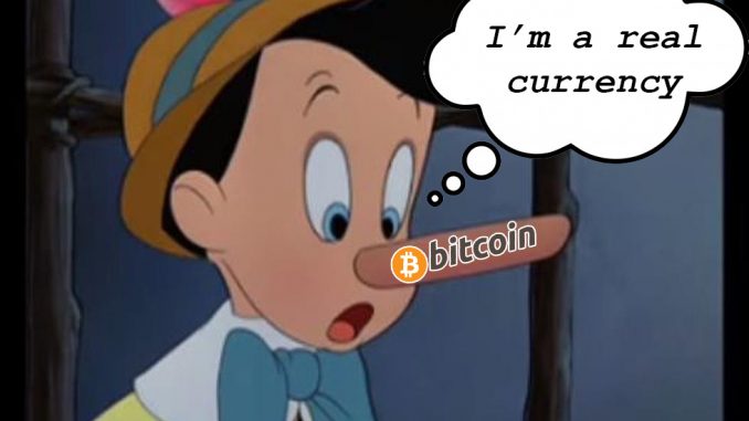bitcoin isn't real money