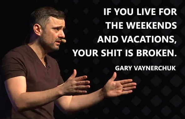 Gary V on vacations